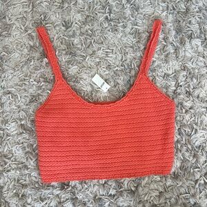 NWT Aerie crochet knit tank top